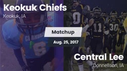 Matchup: Keokuk Chiefs vs. Central Lee  2017