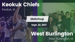 Matchup: Keokuk Chiefs vs. West Burlington  2017