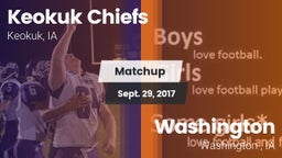 Matchup: Keokuk Chiefs vs. Washington  2017