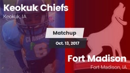 Matchup: Keokuk Chiefs vs. Fort Madison  2017