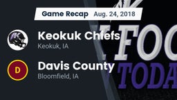 Recap: Keokuk Chiefs vs. Davis County  2018