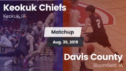 Matchup: Keokuk Chiefs vs. Davis County  2019