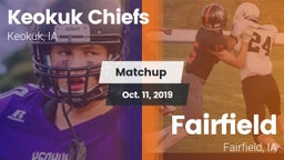 Matchup: Keokuk Chiefs vs. Fairfield  2019