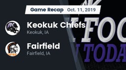 Recap: Keokuk Chiefs vs. Fairfield  2019