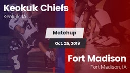 Matchup: Keokuk Chiefs vs. Fort Madison  2019