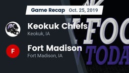 Recap: Keokuk Chiefs vs. Fort Madison  2019
