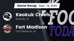 Recap: Keokuk Chiefs vs. Fort Madison  2020