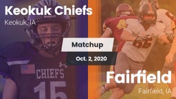 Matchup: Keokuk Chiefs vs. Fairfield  2020