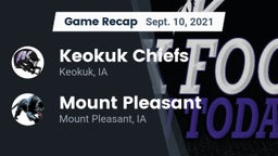 Recap: Keokuk Chiefs vs. Mount Pleasant  2021