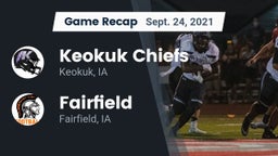 Recap: Keokuk Chiefs vs. Fairfield  2021