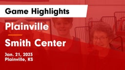 Plainville  vs Smith Center  Game Highlights - Jan. 21, 2023