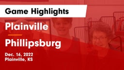 Plainville  vs Phillipsburg  Game Highlights - Dec. 16, 2022