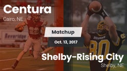 Matchup: Centura  vs. Shelby-Rising City  2016