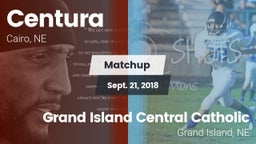 Matchup: Centura  vs. Grand Island Central Catholic 2018