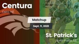 Matchup: Centura  vs. St. Patrick's  2020