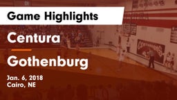 Centura  vs Gothenburg  Game Highlights - Jan. 6, 2018