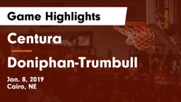 Centura  vs Doniphan-Trumbull Game Highlights - Jan. 8, 2019