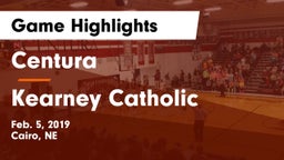 Centura  vs Kearney Catholic  Game Highlights - Feb. 5, 2019