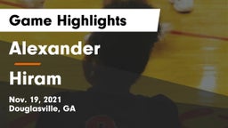 Alexander  vs Hiram  Game Highlights - Nov. 19, 2021