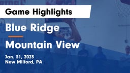 Blue Ridge  vs Mountain View  Game Highlights - Jan. 31, 2023