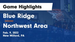 Blue Ridge  vs Northwest Area  Game Highlights - Feb. 9, 2022