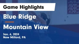 Blue Ridge  vs Mountain View  Game Highlights - Jan. 6, 2024