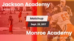 Matchup: Jackson Academy vs. Monroe Academy  2017