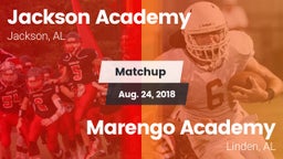 Matchup: Jackson Academy vs. Marengo Academy  2018