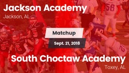 Matchup: Jackson Academy vs. South Choctaw Academy  2018