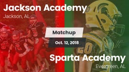 Matchup: Jackson Academy vs. Sparta Academy  2018