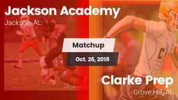 Matchup: Jackson Academy vs. Clarke Prep  2018