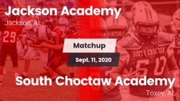 Matchup: Jackson Academy vs. South Choctaw Academy  2020