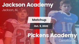 Matchup: Jackson Academy vs. Pickens Academy  2020