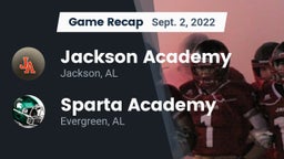 Recap: Jackson Academy  vs. Sparta Academy  2022