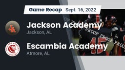 Recap: Jackson Academy  vs. Escambia Academy  2022