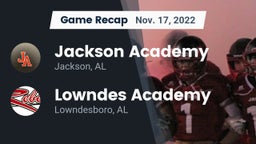 Recap: Jackson Academy  vs. Lowndes Academy  2022