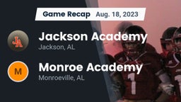 Recap: Jackson Academy  vs. Monroe Academy  2023