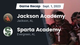 Recap: Jackson Academy  vs. Sparta Academy  2023