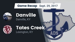 Recap: Danville  vs. Tates Creek  2017
