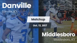 Matchup: Danville  vs. Middlesboro  2017