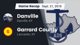 Recap: Danville  vs. Garrard County  2018