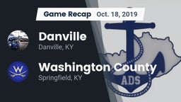 Recap: Danville  vs. Washington County  2019