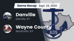 Recap: Danville  vs. Wayne County  2020