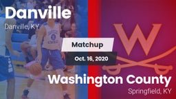 Matchup: Danville  vs. Washington County  2020