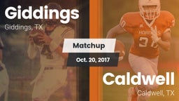 Matchup: Giddings  vs. Caldwell  2017