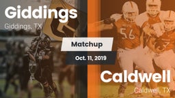 Matchup: Giddings  vs. Caldwell  2019