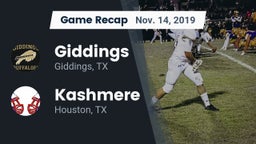 Recap: Giddings  vs. Kashmere  2019
