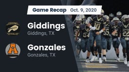 Recap: Giddings  vs. Gonzales  2020