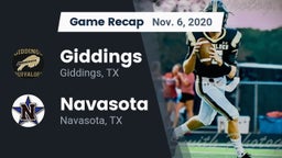 Recap: Giddings  vs. Navasota  2020