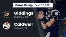 Recap: Giddings  vs. Caldwell  2021